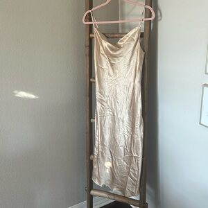 Gold Birdy Gray dress